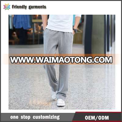 unisex cotton fleece casual pajama plain blank yoga training pants